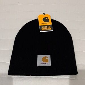 Carhartt classic black beanie